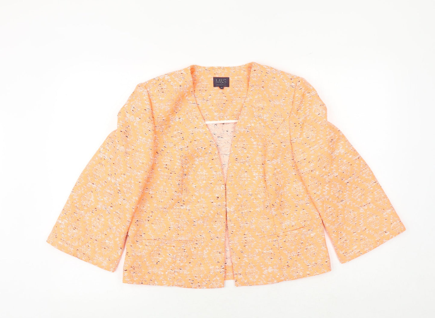 Womens UK Size 12 Marks and Spencer Orange Jacket