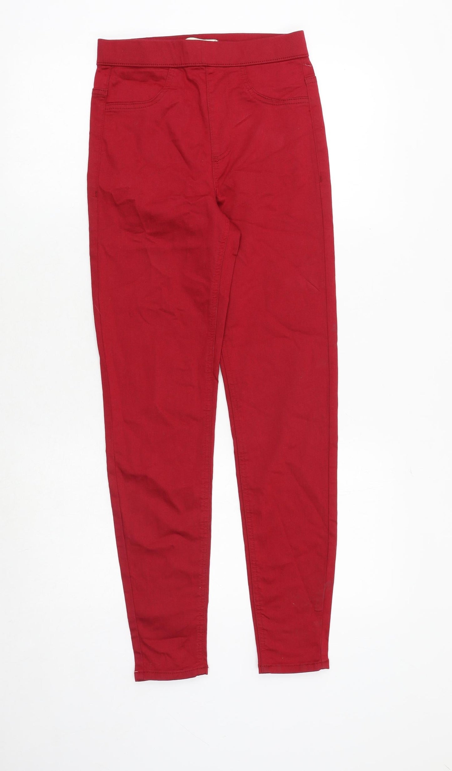 Womens UK Size 6 Marks and Spencer Regular Fit Jegging Red Jeans