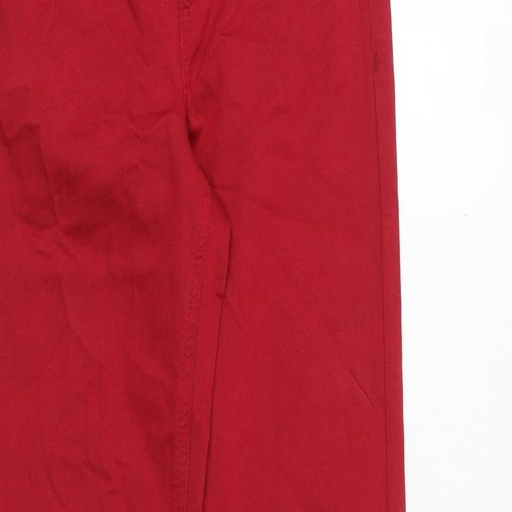 Womens UK Size 6 Marks and Spencer Regular Fit Jegging Red Jeans