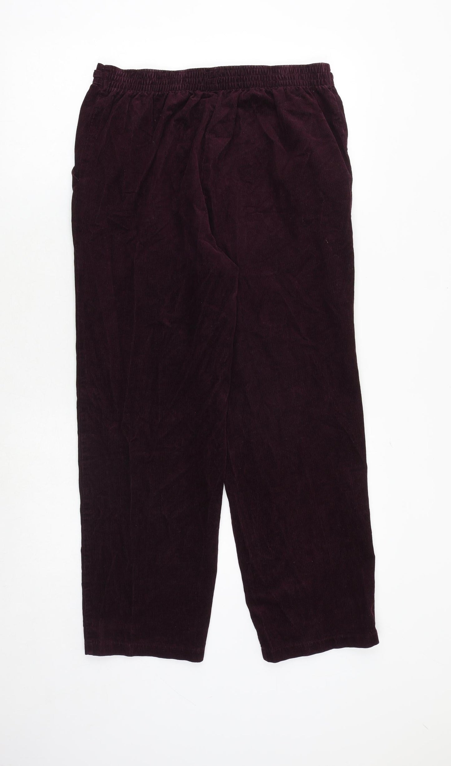 Womens UK Size 10 Marks and Spencer Regular Fit  Purple Trousers