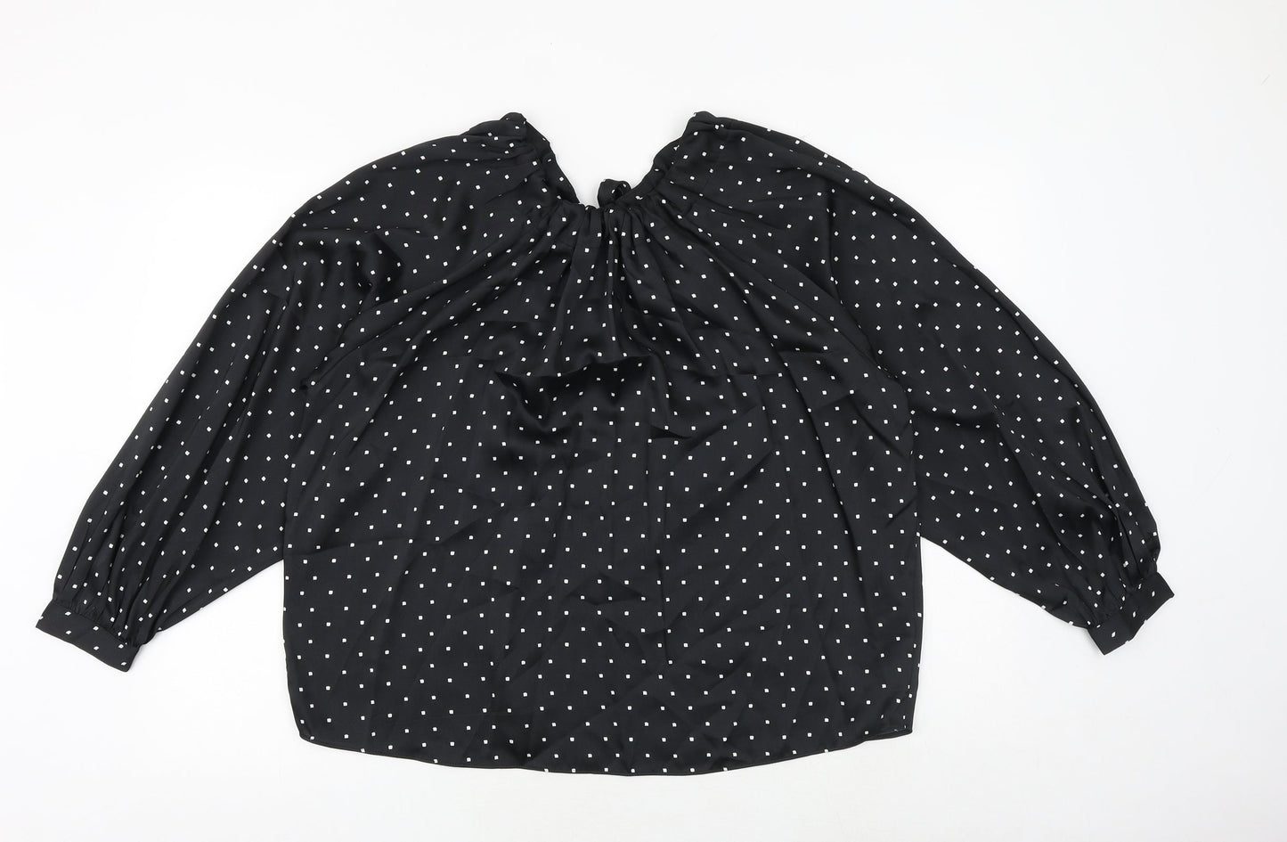 Womens UK Size 10 Marks and Spencer Black Basic Blouse