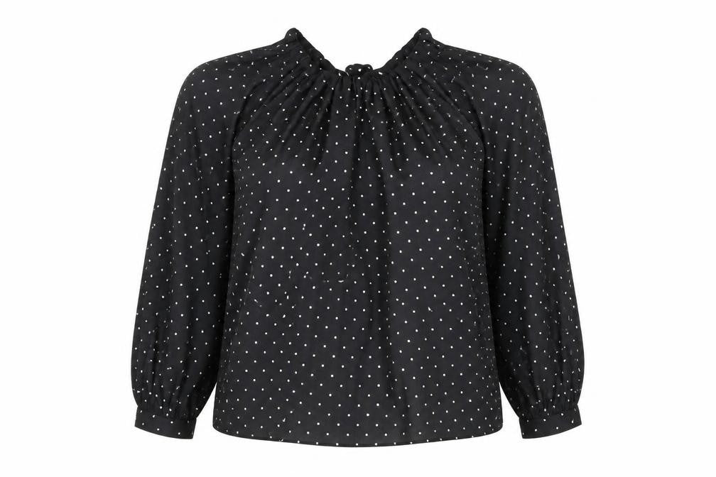 Womens UK Size 10 Marks and Spencer Black Basic Blouse