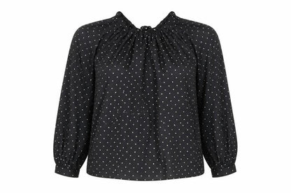 Womens UK Size 10 Marks and Spencer Black Basic Blouse