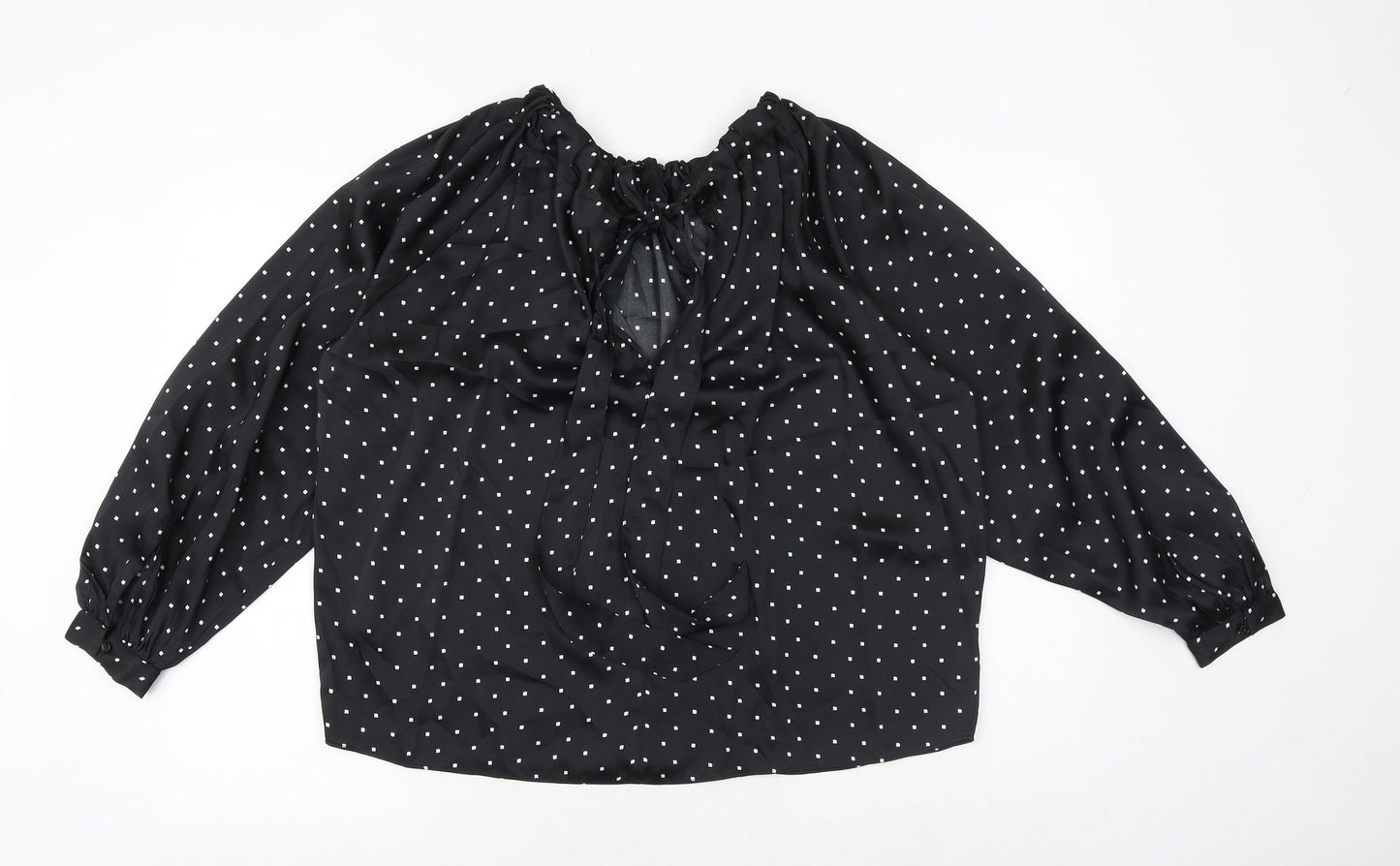 Womens UK Size 10 Marks and Spencer Black Basic Blouse