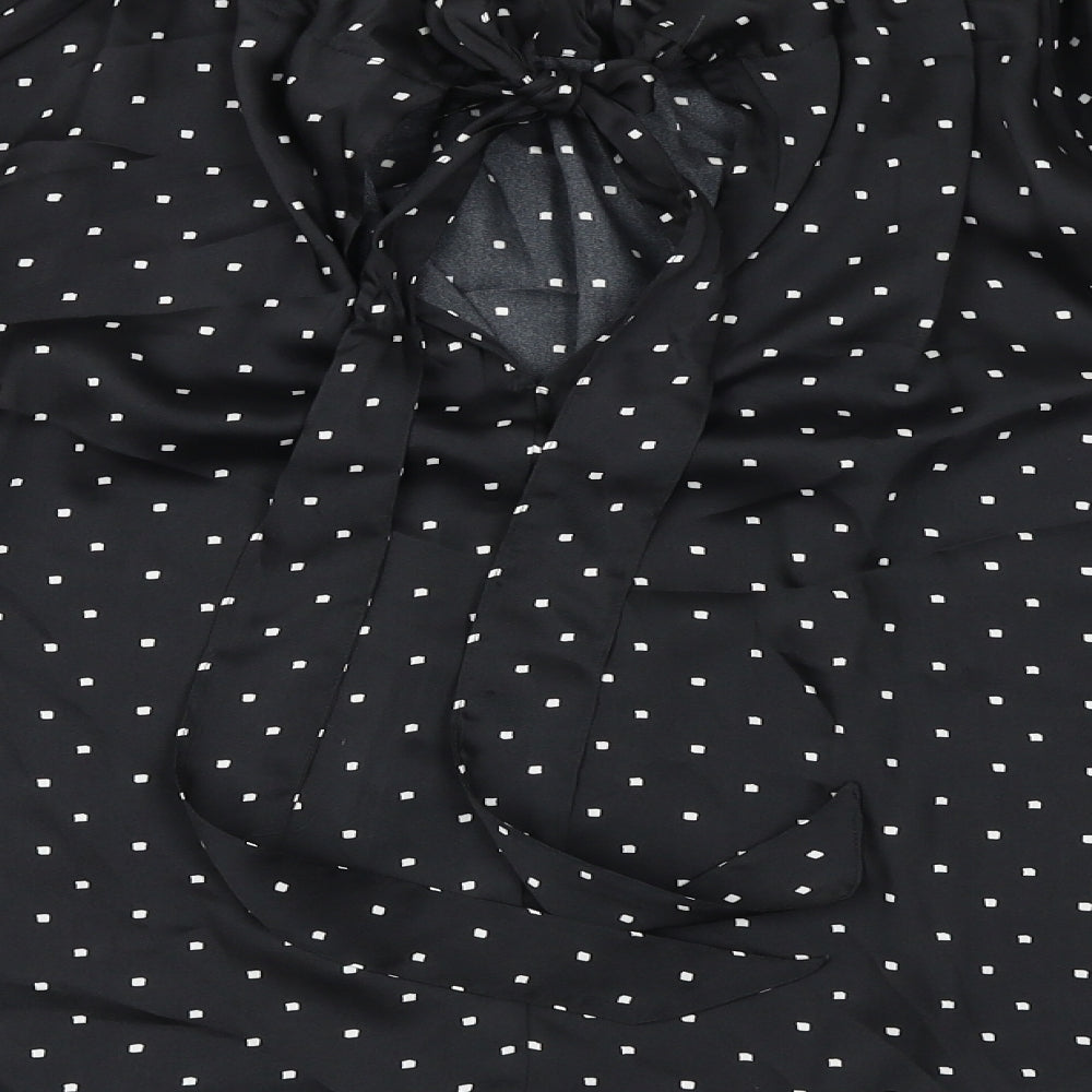 Womens UK Size 10 Marks and Spencer Black Basic Blouse