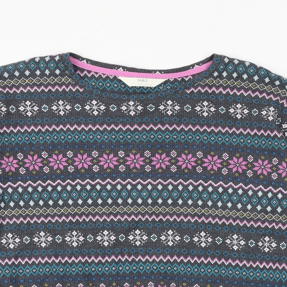 Womens UK Size M Marks and Spencer Multicoloured Pullover Sweatshirt