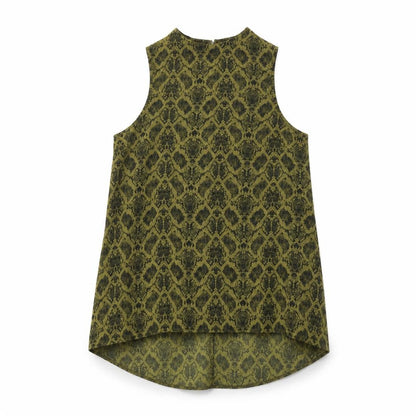 Womens UK Size 8 Topshop Yellow Basic Tank