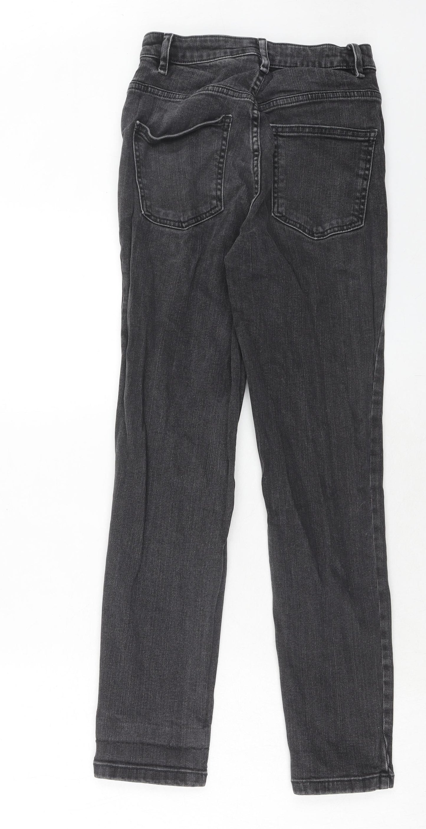 ASOS Womens Grey Cotton Skinny Jeans Size 26 in L32 in Regular Button