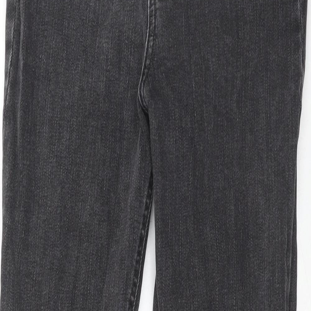 ASOS Womens Grey Cotton Skinny Jeans Size 26 in L32 in Regular Button