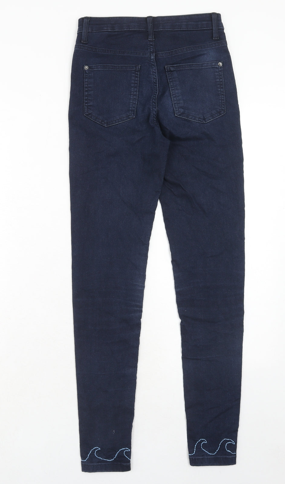 Womens UK Size 6 Marks and Spencer Regular Fit Skinny Blue Jeans