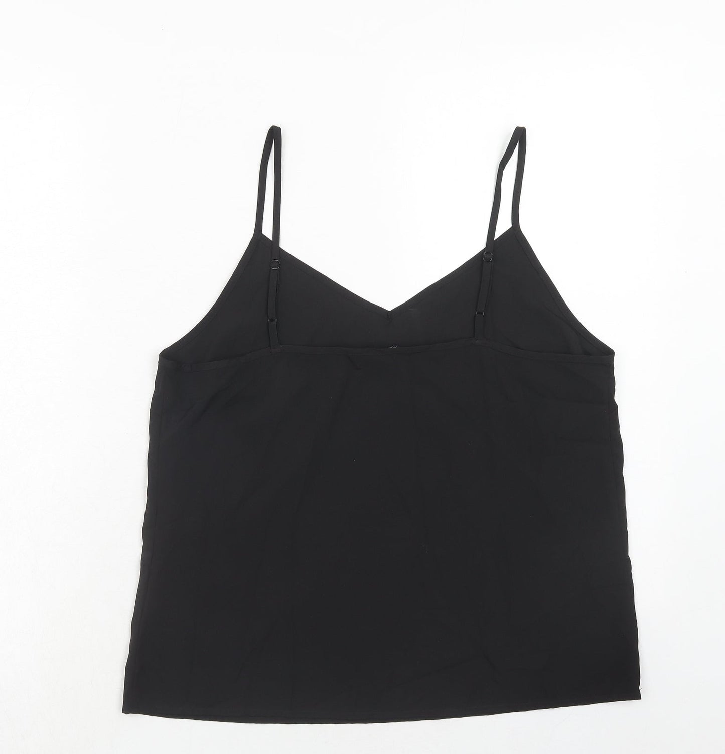 Womens UK Size 12 Marks and Spencer Black Basic Tank