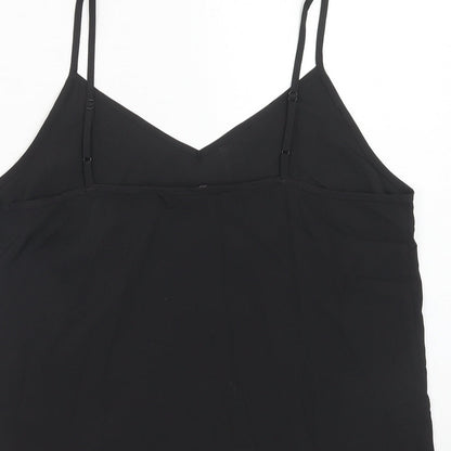 Womens UK Size 12 Marks and Spencer Black Basic Tank