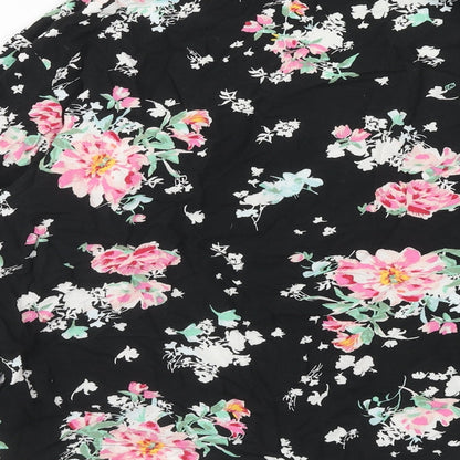 Womens UK Size 12 Marks and Spencer Black Basic Button-Up