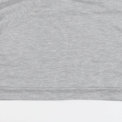 Cameo Rose Womens Grey Cotton Pullover Sweatshirt Size M Pullover