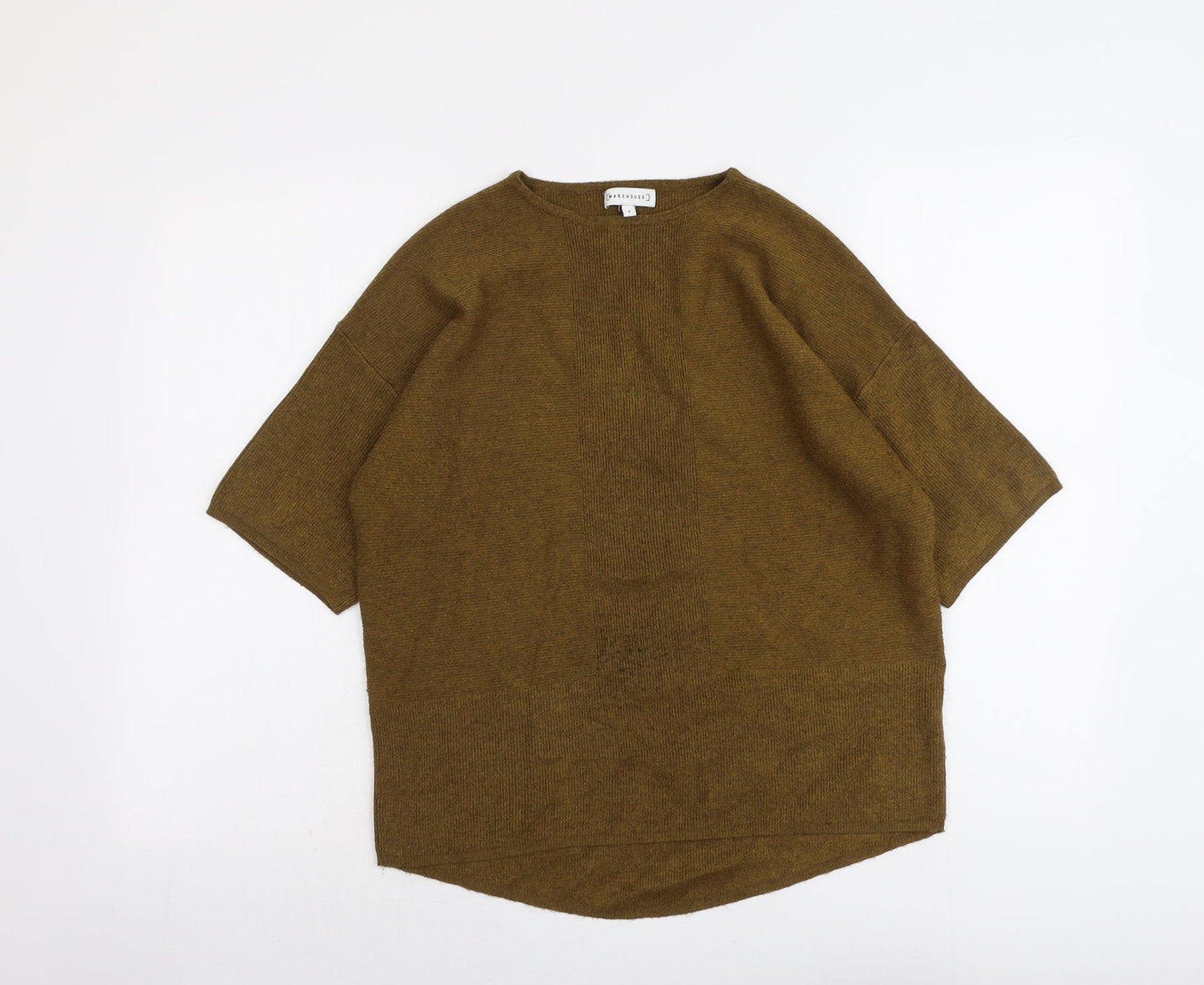 Womens UK Size 6 Warehouse Brown Pullover Jumper