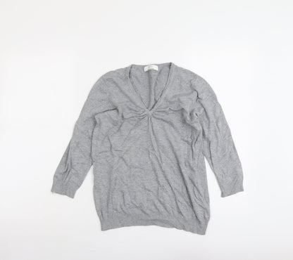 Womens UK Size 10 Marks and Spencer Grey Pullover Jumper