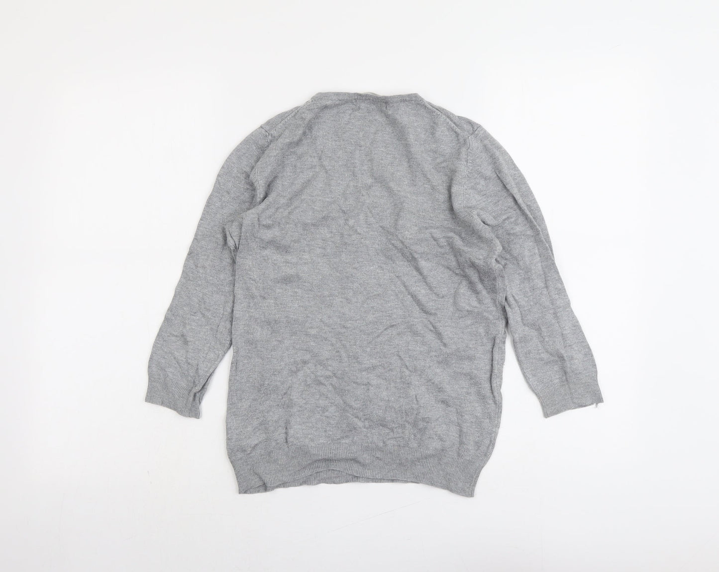 Womens UK Size 10 Marks and Spencer Grey Pullover Jumper