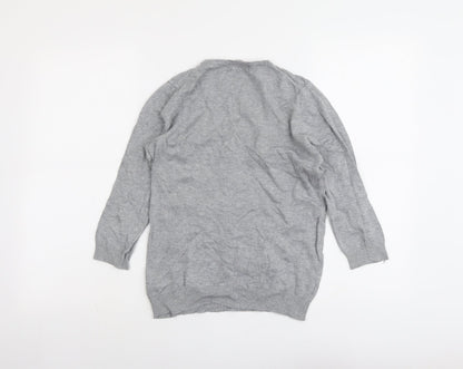 Womens UK Size 10 Marks and Spencer Grey Pullover Jumper