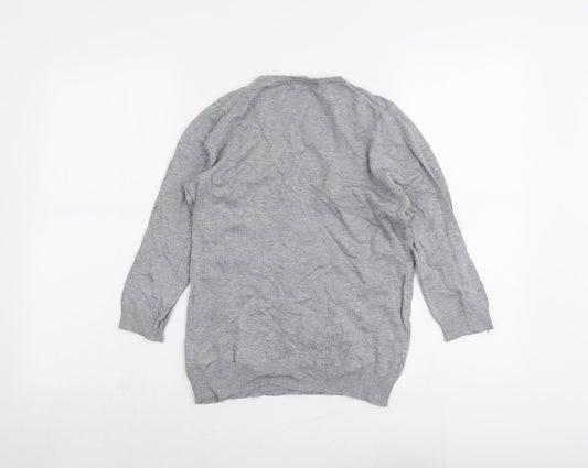 Womens UK Size 10 Marks and Spencer Grey Pullover Jumper