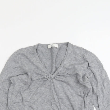 Womens UK Size 10 Marks and Spencer Grey Pullover Jumper