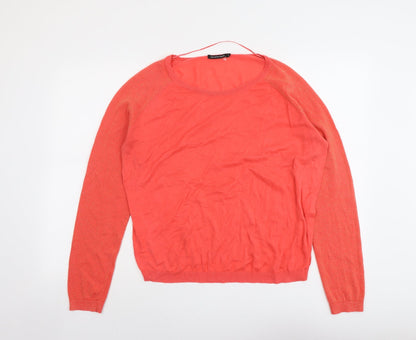 Womens UK Size 4 Monoprix Red Pullover Jumper