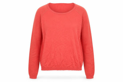 Womens UK Size 4 Monoprix Red Pullover Jumper