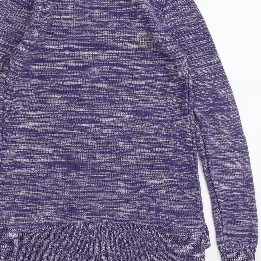 Womens UK Size 10 Yumi Purple Pullover Jumper