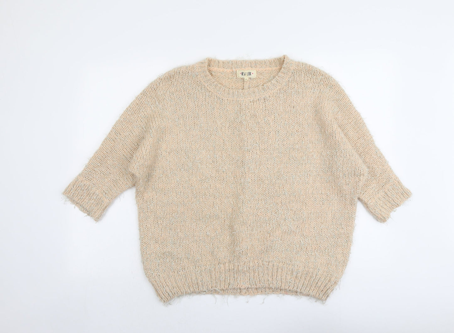 Womens UK Size M New Look Pink Pullover Jumper