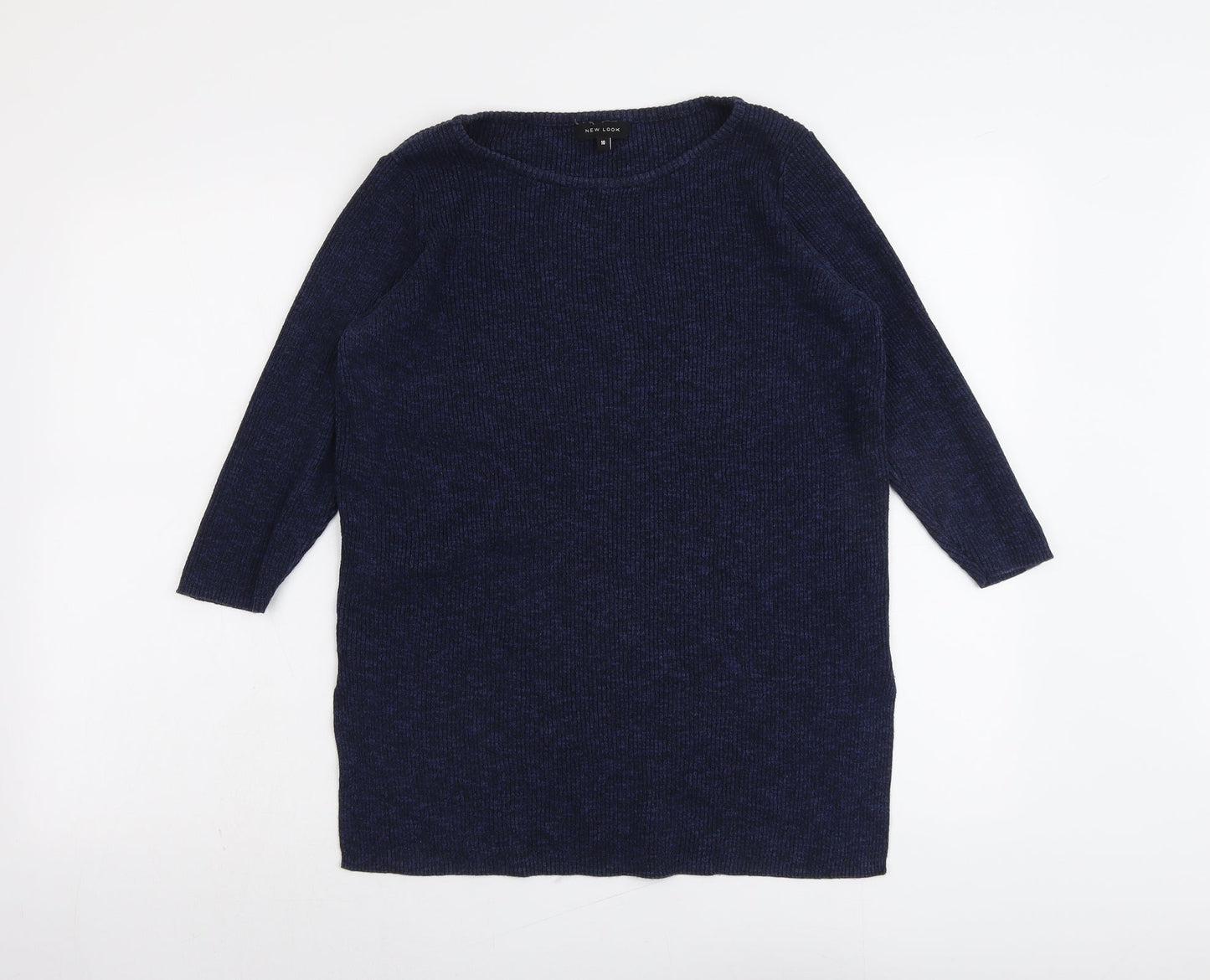 Womens UK Size 10 New Look Blue Pullover Jumper
