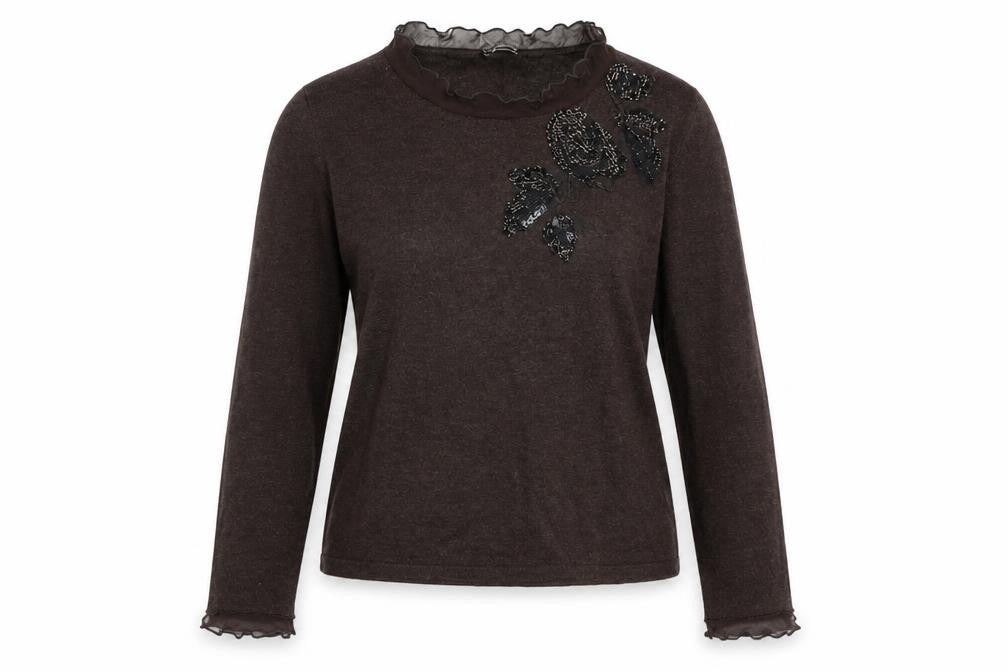 Womens UK Size 12 Gerry Weber Brown Pullover Jumper