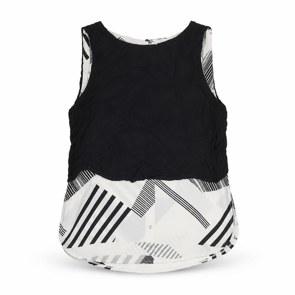 Womens UK Size 10 River Island Black Basic Tank