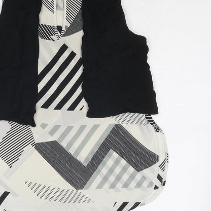 Womens UK Size 10 River Island Black Basic Tank