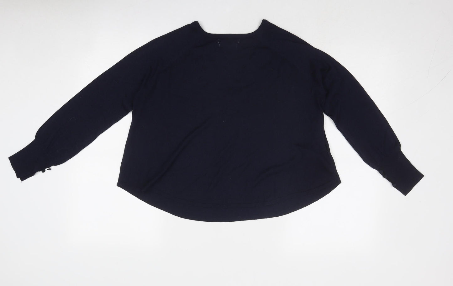Womens UK Size S Mango Blue Pullover Jumper