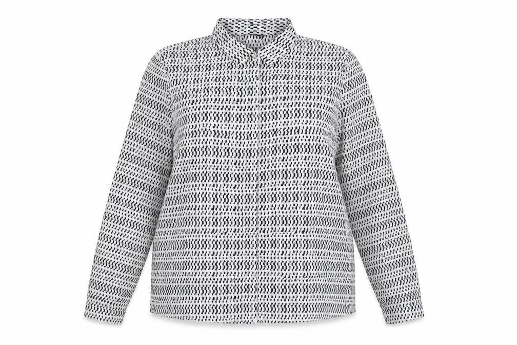 Womens UK Size 18 Marks and Spencer Grey Basic Button-Up