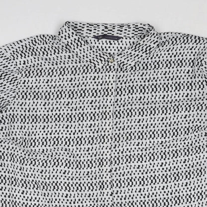 Womens UK Size 18 Marks and Spencer Grey Basic Button-Up