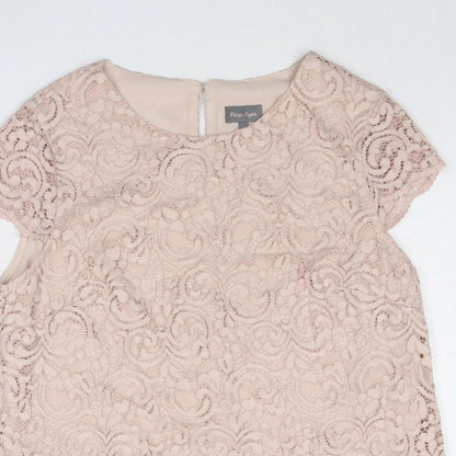 Womens UK Size 10 Phase Eight Pink Basic Blouse
