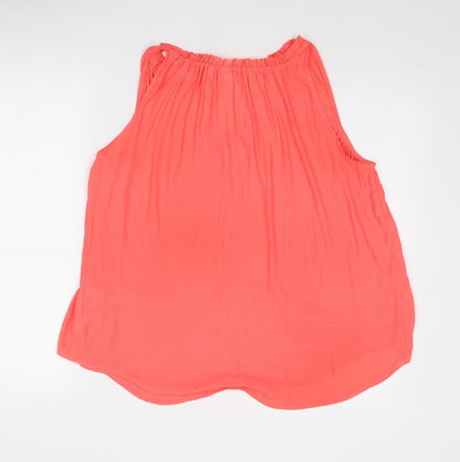 Womens UK Size M Gap Pink Basic Blouse