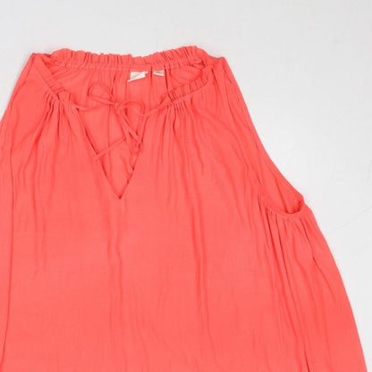 Womens UK Size M Gap Pink Basic Blouse