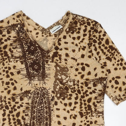 Womens UK Size 16 Gerry Weber Brown Basic T-Shirt