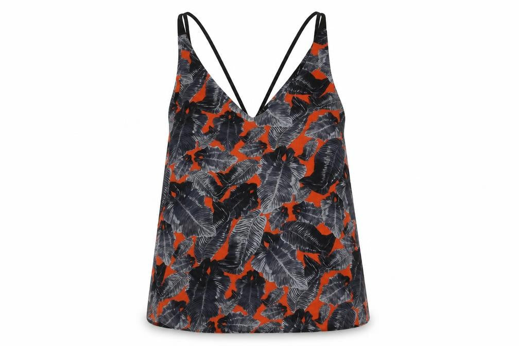 Womens UK Size 10 Topshop Grey Basic Tank