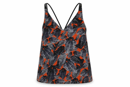 Womens UK Size 10 Topshop Grey Basic Tank