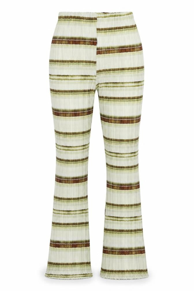 Womens UK Size 8 PRETTYLITTLETHING Regular Fit  Green Trousers