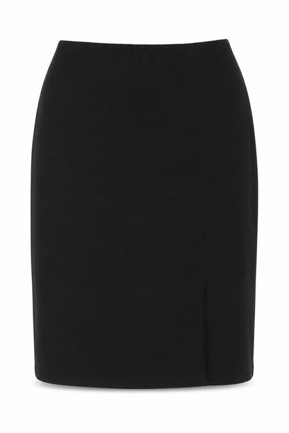 Style Report Womens Black Polyester A-Line Skirt Size 28 in