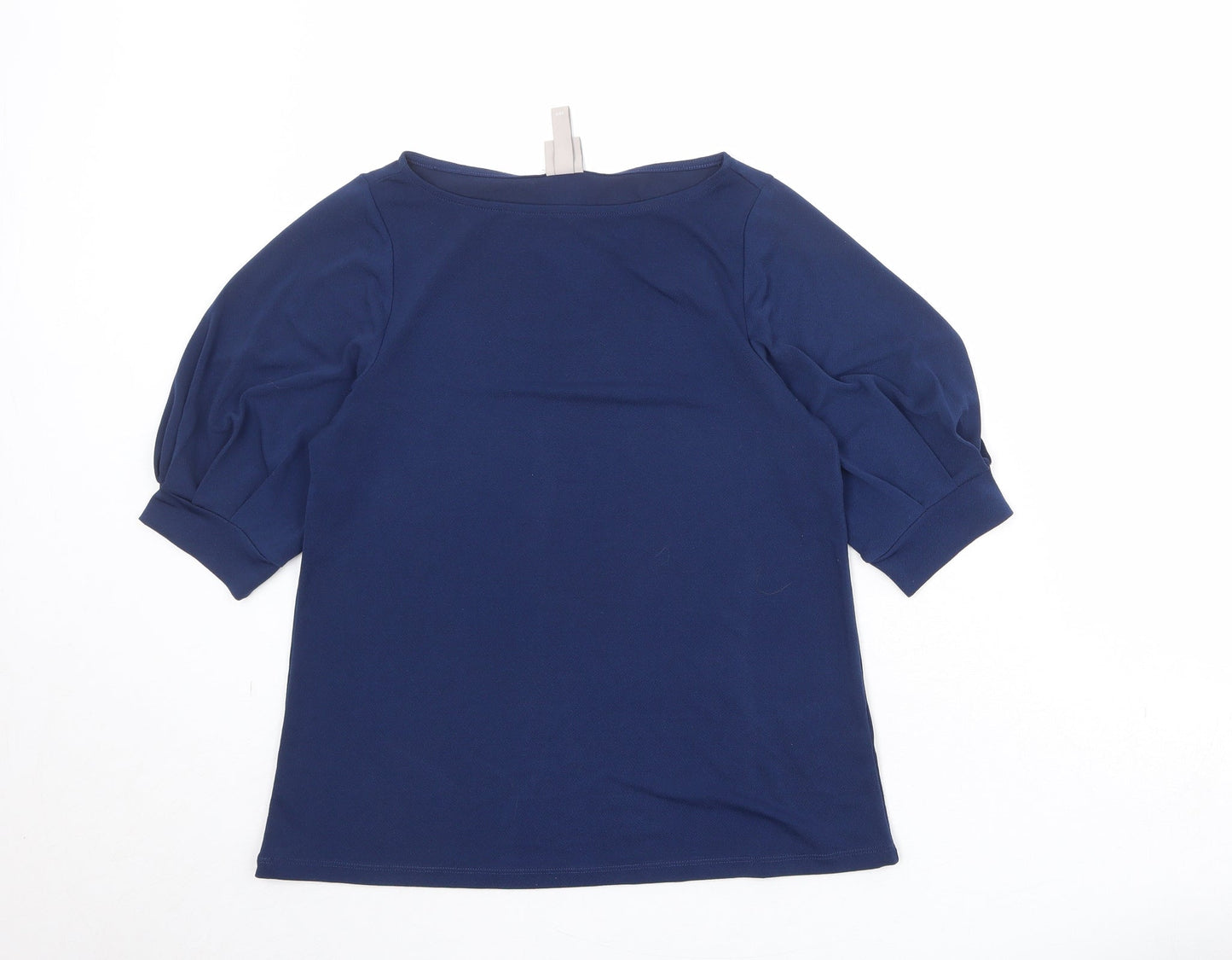 Womens UK Size XS H&M Blue Basic Blouse