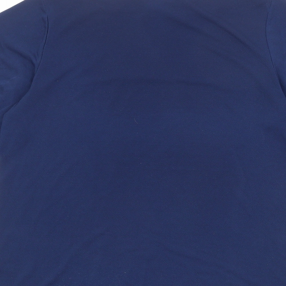 Womens UK Size XS H&M Blue Basic Blouse