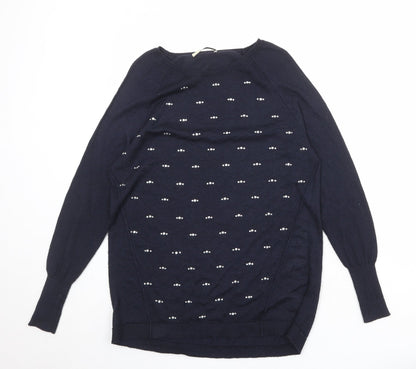 Womens UK Size S Oasis Blue Pullover Jumper