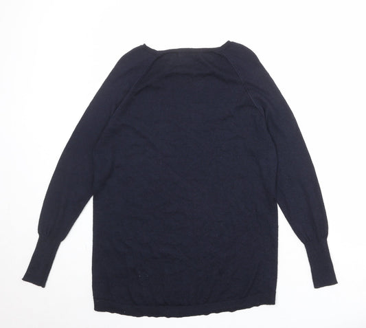 Womens UK Size S Oasis Blue Pullover Jumper