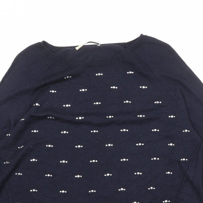 Womens UK Size S Oasis Blue Pullover Jumper