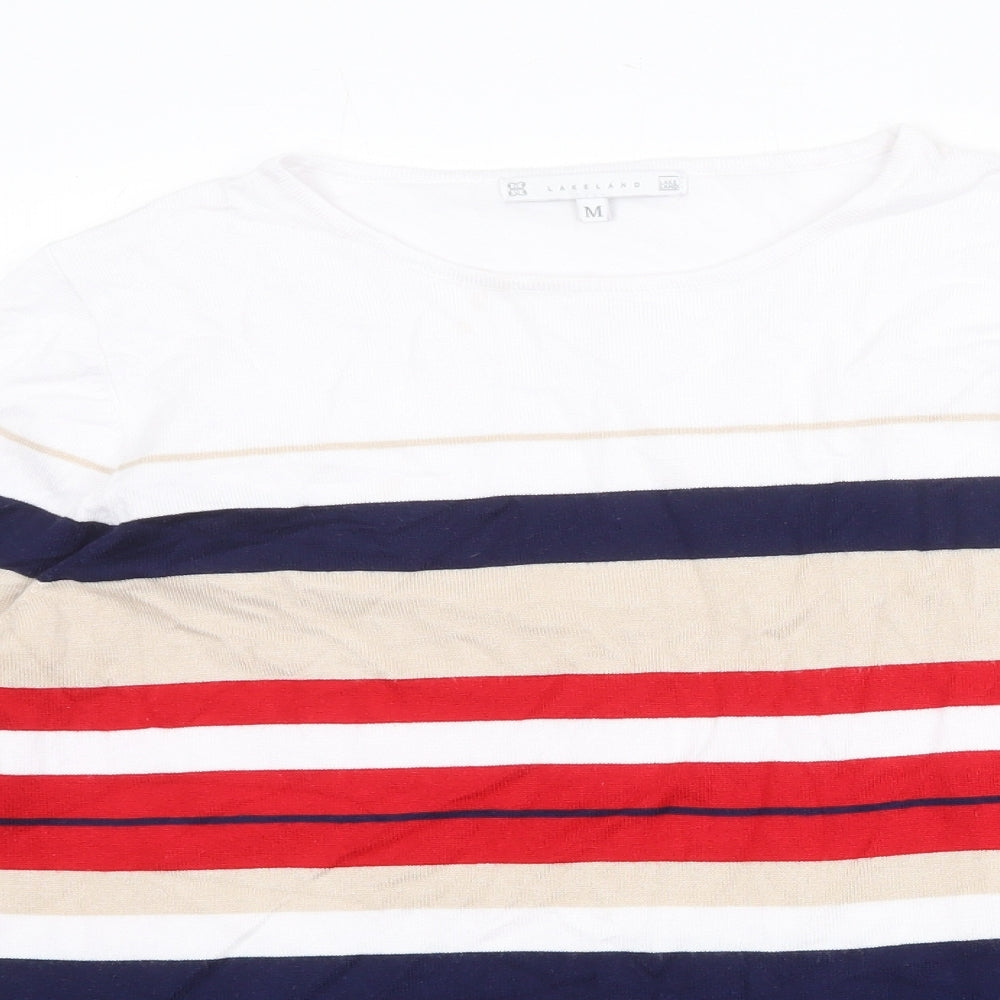 Womens UK Size M Lakeland Multicoloured Pullover Jumper