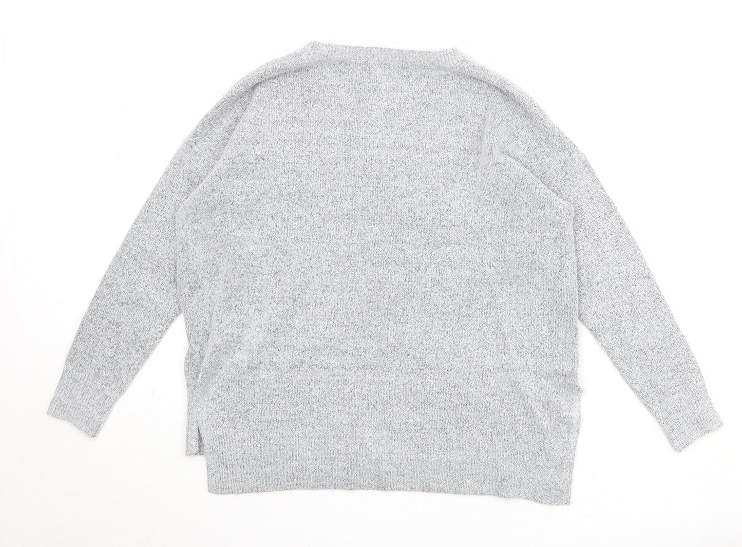 Womens UK Size S New Look Grey Pullover Jumper